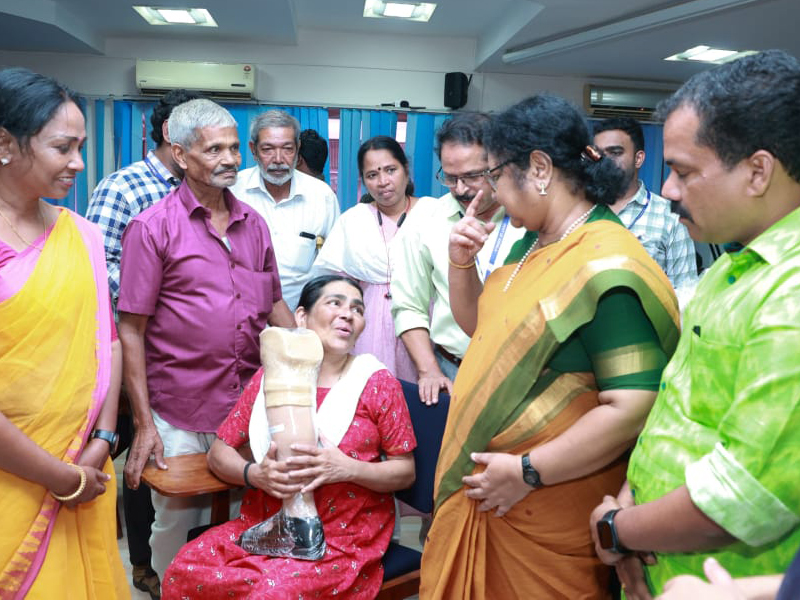 Various assistive devices were distributed to the differently abled beneficiaries