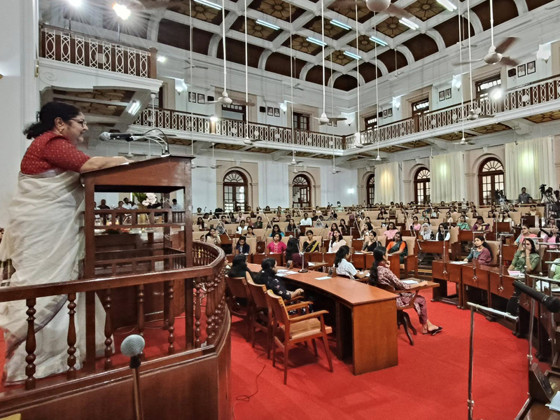 The Model Women's Legislative Assembly was inaugurated