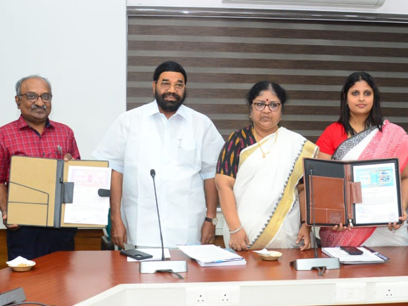 Sree Narayanaguru Open University signs MoU with IHRD, Cape, Kerala Hindi Prachar Sabha