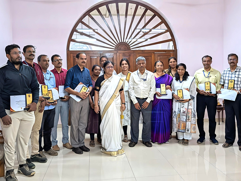 സി ഇ ടിയ്ക്ക് ഇത് പേറ്റന്റ് നേട്ടങ്ങളുടെ വർഷം: അനുമോദനമൊരുക്കി